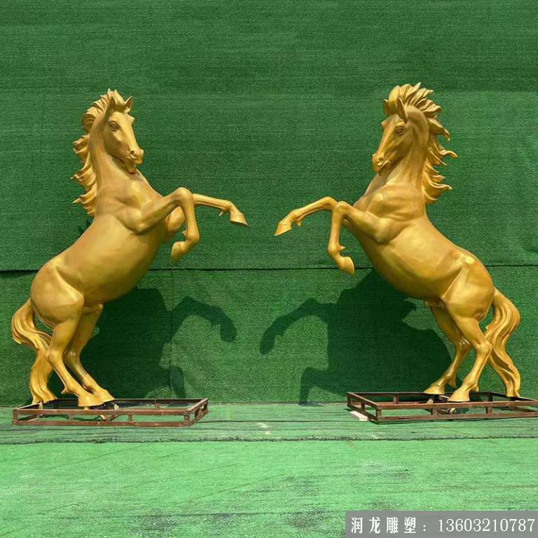 玻璃钢奔马雕塑 动物马雕塑景观3 玻璃钢奔马雕塑 动物马雕塑景观3